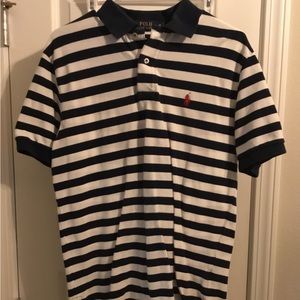 Blue stripe  medium Ralph Lauren polo